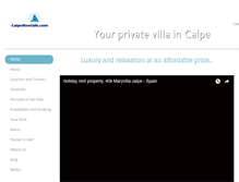 Tablet Screenshot of calperentals.com